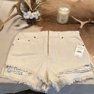 Free People shorty overalls